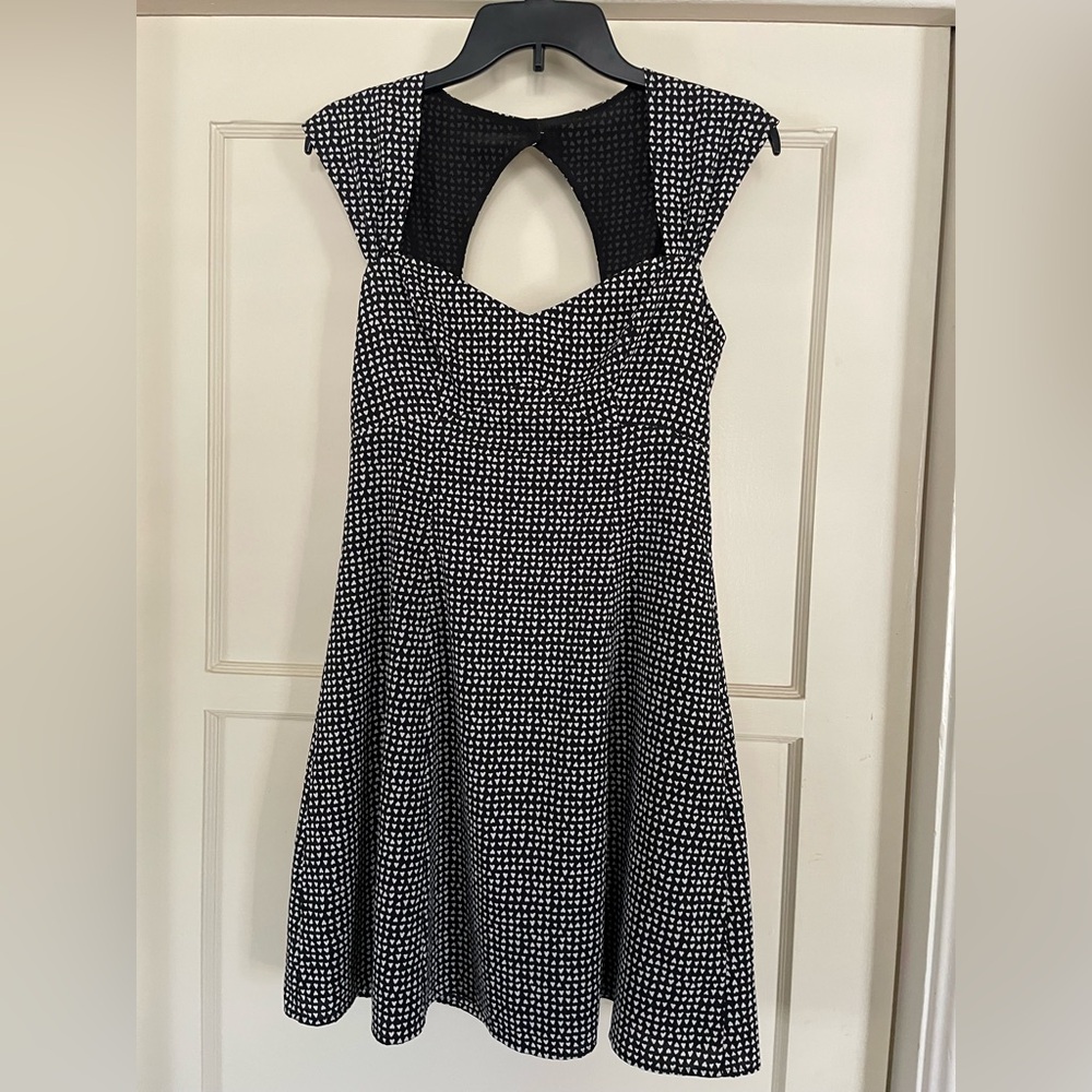 Victoria's Secret Black and White Backless Dress